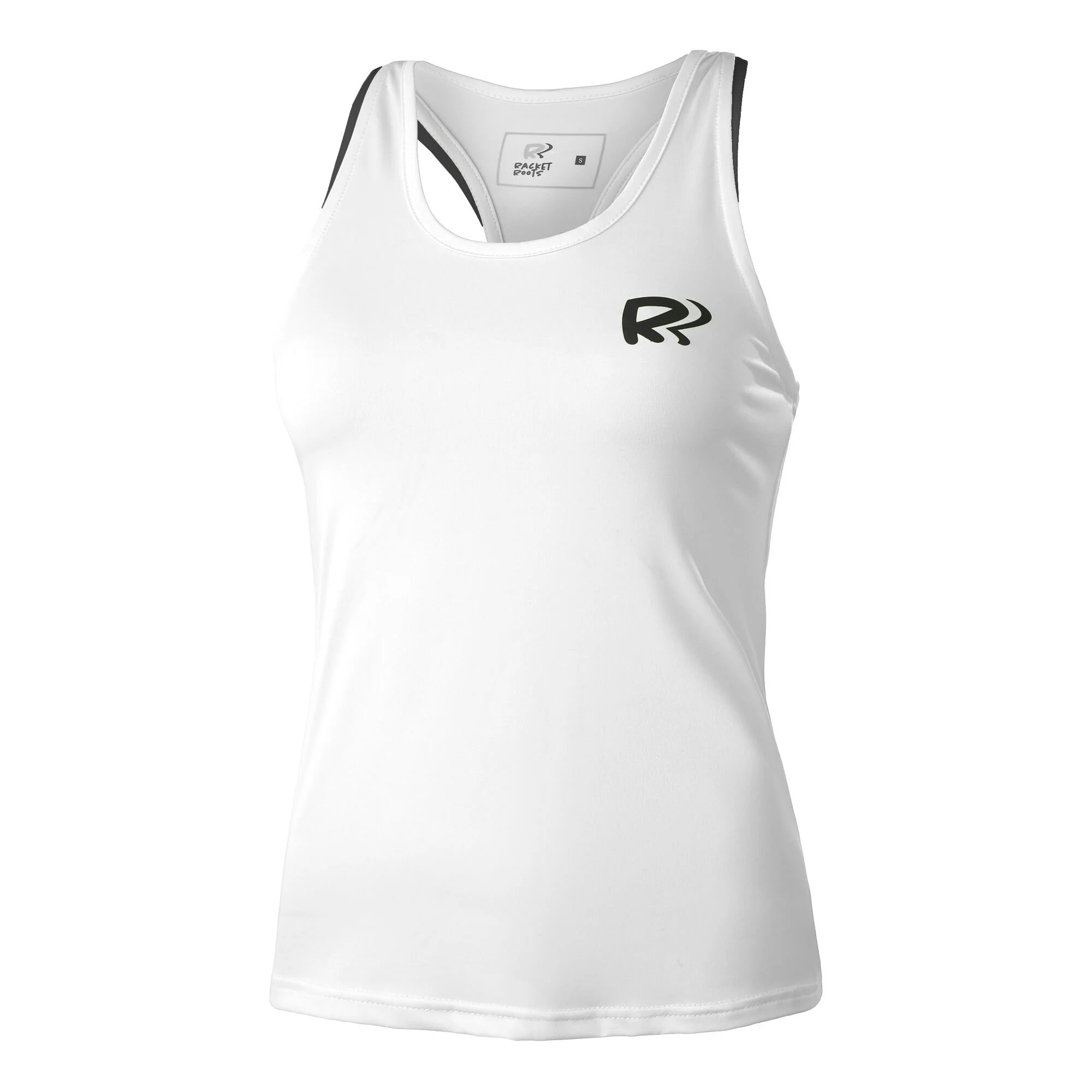 Racket Roots Teamline Canottiera Donna - Bianco 1 Racket Roots Teamline Canottiera Donna - Bianco