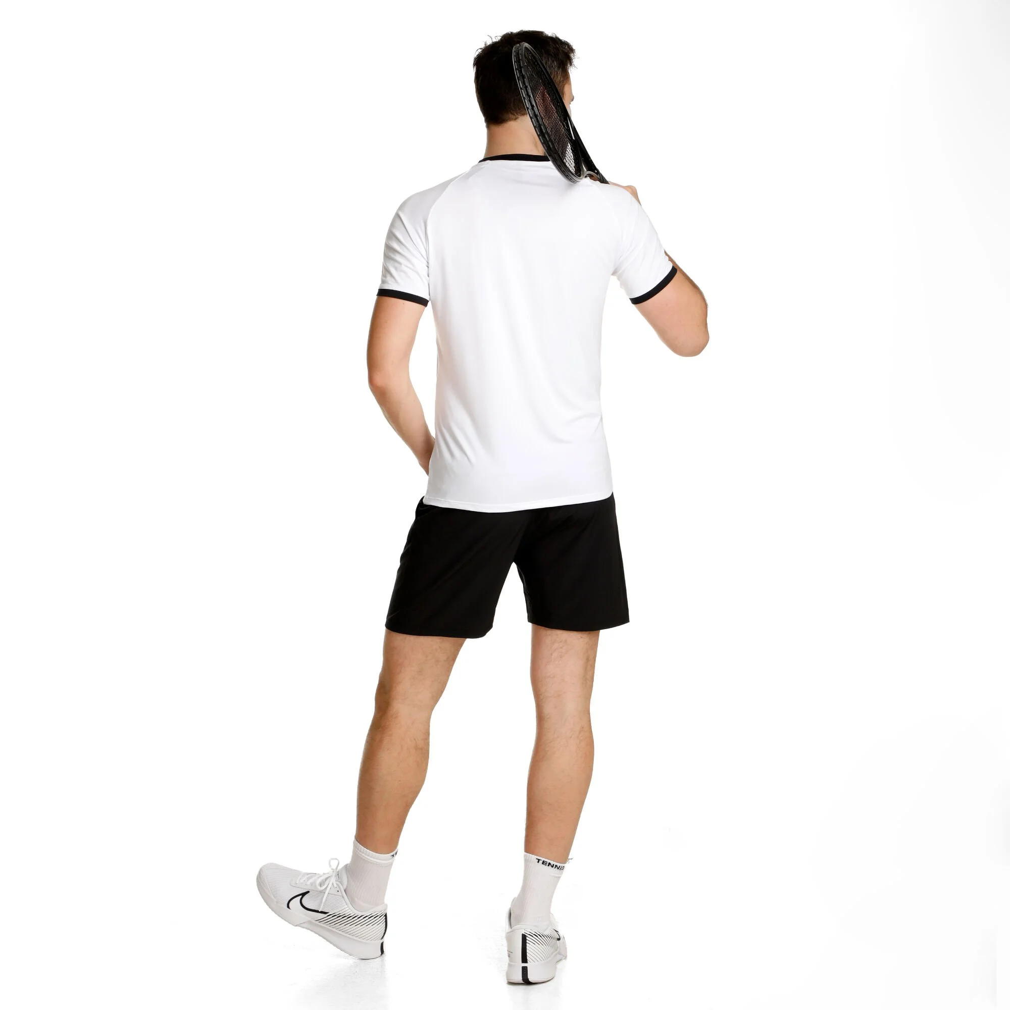 The Indian Maharadja Kadiri Striped Maglietta Uomini - Bianco, Giallo 4 The Indian Maharadja Kadiri Striped Maglietta Uomini - Bianco, Giallo - immagine 4