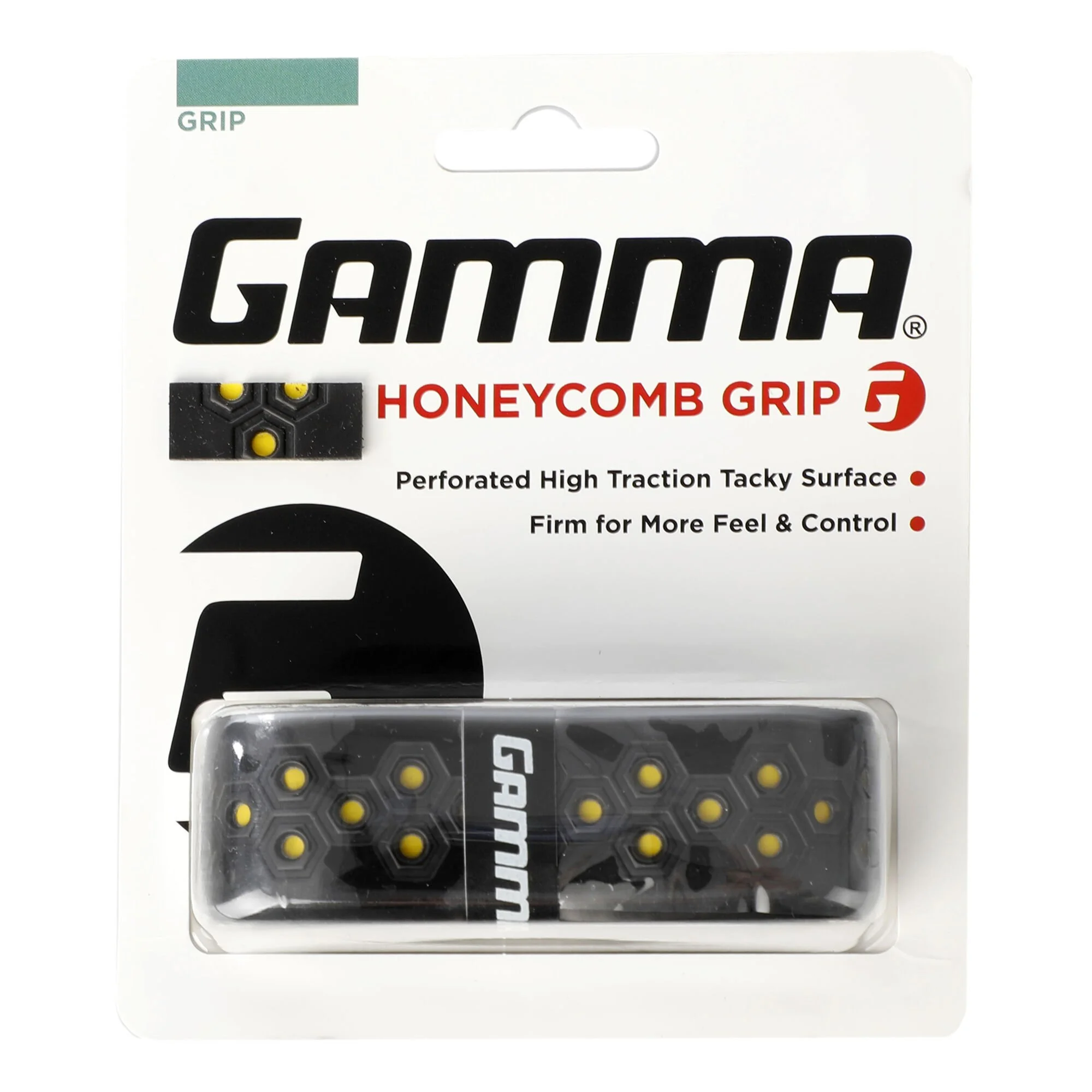 GAMMA Honeycomb Cushion Grip Confezione Da 1 - Nero, Giallo 1 GAMMA Honeycomb Cushion Grip Confezione Da 1 - Nero, Giallo