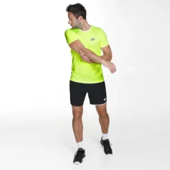 Racket Roots Teamline Maglietta Uomini - Giallo -Negozio di articoli sportivi da tennis 00031000 10 1