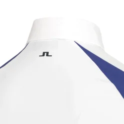 Jlindeberg Nial Regular Fit Polo Uomini - Bianco, Blu -Negozio di articoli sportivi da tennis 00031000 11