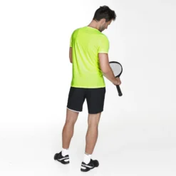 Racket Roots Teamline Maglietta Uomini - Giallo -Negozio di articoli sportivi da tennis 00031000 12 1