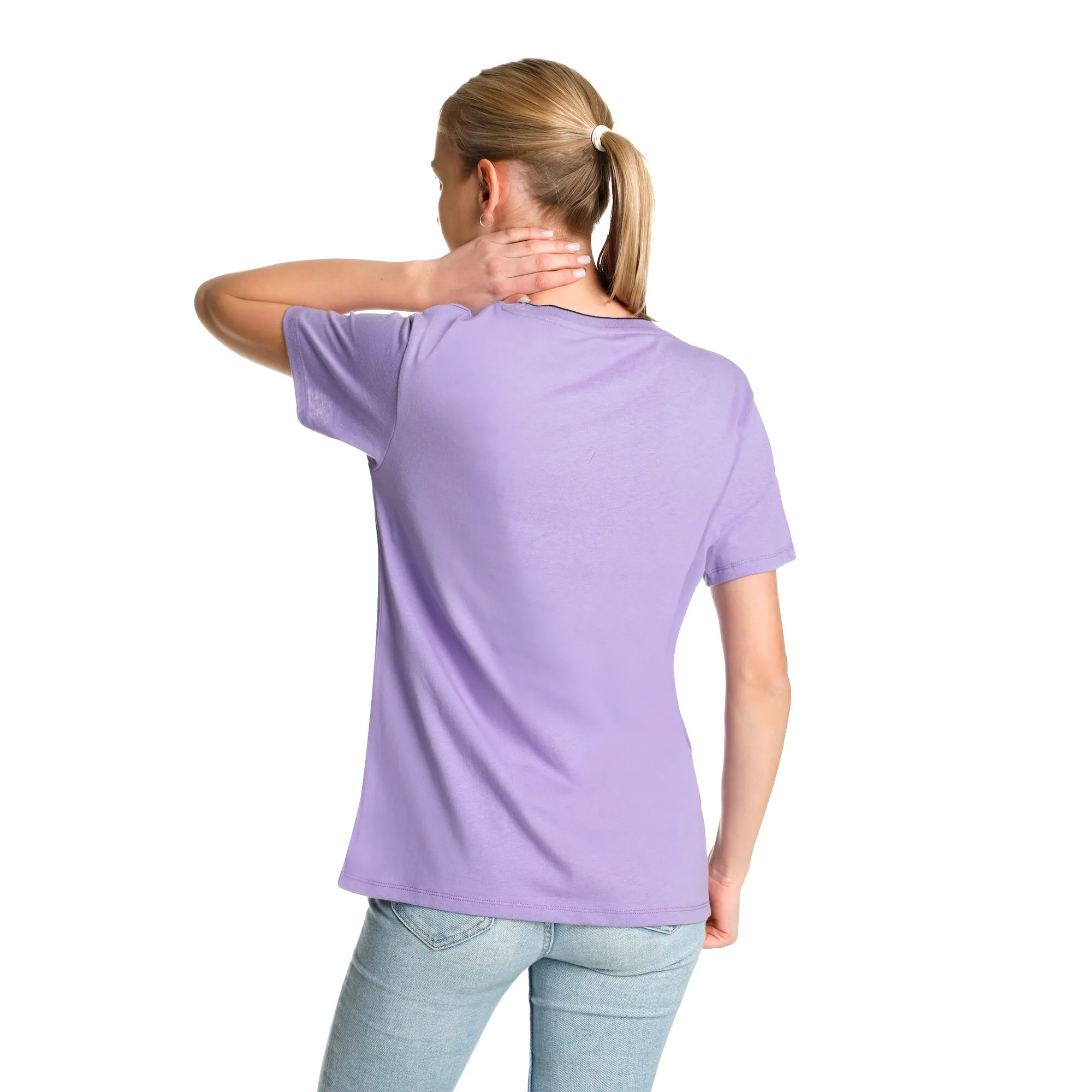 Australian Open AO Stack Print Core Logo Maglietta Donna - Viola 5 Australian Open AO Stack Print Core Logo Maglietta Donna - Viola - immagine 5