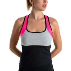 BB By Belen Berbel Mija Canottiera Donna - Nero, Multicolore -Negozio di articoli sportivi da tennis 00087000 13