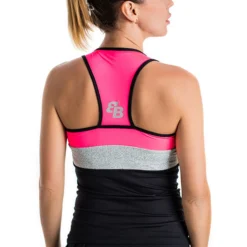 BB By Belen Berbel Mija Canottiera Donna - Nero, Multicolore -Negozio di articoli sportivi da tennis 00087000 14