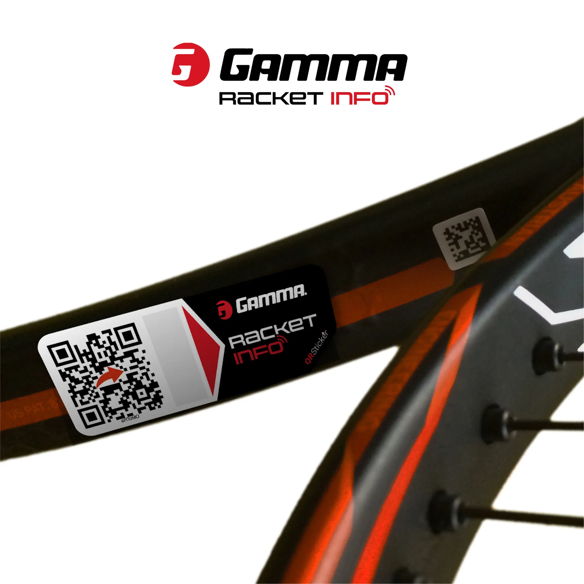 Gamma Racket Info Internationale Version Incollare Gli Adesivi Confezione Da 16 - Nero 2 Gamma Racket Info Internationale Version Incollare Gli Adesivi Confezione Da 16 - Nero - immagine 2