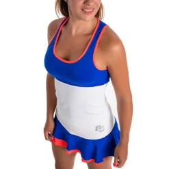 BB By Belen Berbel Fosil Canottiera Donna - Blu, Corallo -Negozio di articoli sportivi da tennis 00116000 16