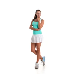 BB By Belen Berbel Salitre Gonna Donna - Bianco -Negozio di articoli sportivi da tennis 00121000 13