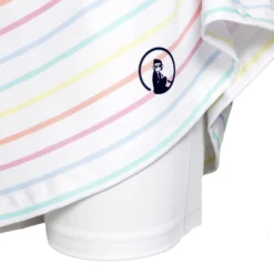 Quiet Please Rainbow Stripe Bounce Gonna Donna - Bianco, Multicolore -Negozio di articoli sportivi da tennis 00156000 10