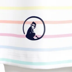 Quiet Please Rainbow Stripe Bounce Gonna Donna - Bianco, Multicolore -Negozio di articoli sportivi da tennis 00156000 12