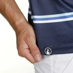 Quiet Please Ocean AOP Stripe Tournament Polo Uomini - Blu 15 Quiet Please Ocean AOP Stripe Tournament Polo Uomini - Blu -Negozio di articoli sportivi da tennis 00191000 17