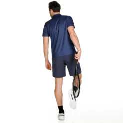 Quiet Please Retro Tournament Polo Uomini - Blu Scuro, Multicolore -Negozio di articoli sportivi da tennis 00264000 14