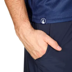 Quiet Please Retro Tournament Polo Uomini - Blu Scuro, Multicolore -Negozio di articoli sportivi da tennis 00264000 17