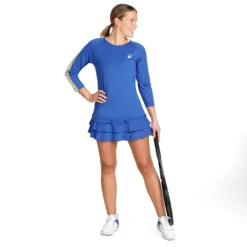 Quiet Please Retro Layering Gonna Donna - Blu, Multicolore 14 Quiet Please Retro Layering Gonna Donna - Blu, Multicolore -Negozio di articoli sportivi da tennis 00278000 0 3