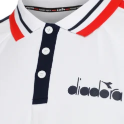 Diadora Icon Polo Uomini - Bianco, Multicolore -Negozio di articoli sportivi da tennis 00424000 10
