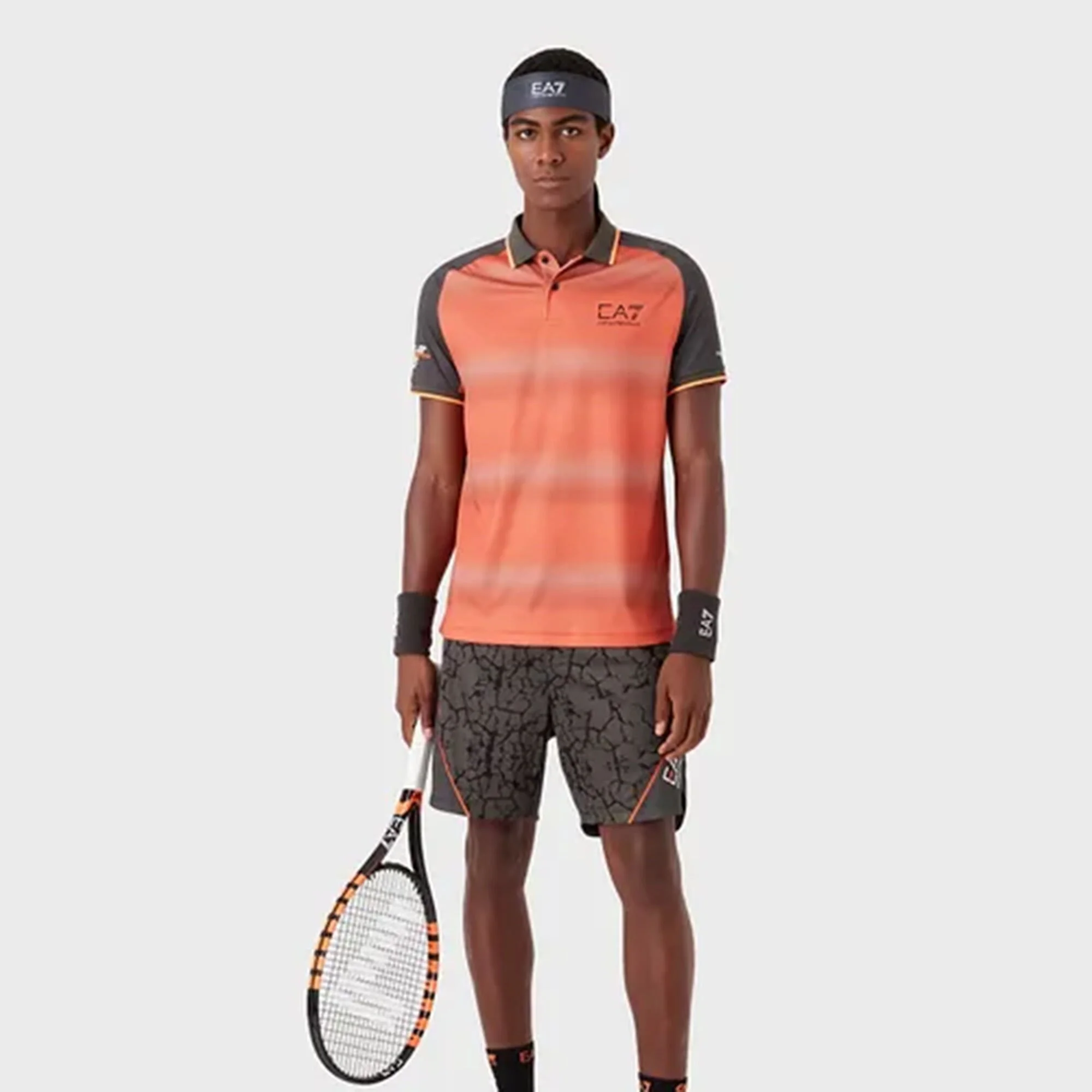 EA7 Polo Uomini - Rosso, Nero 4 EA7 Polo Uomini - Rosso, Nero - immagine 4