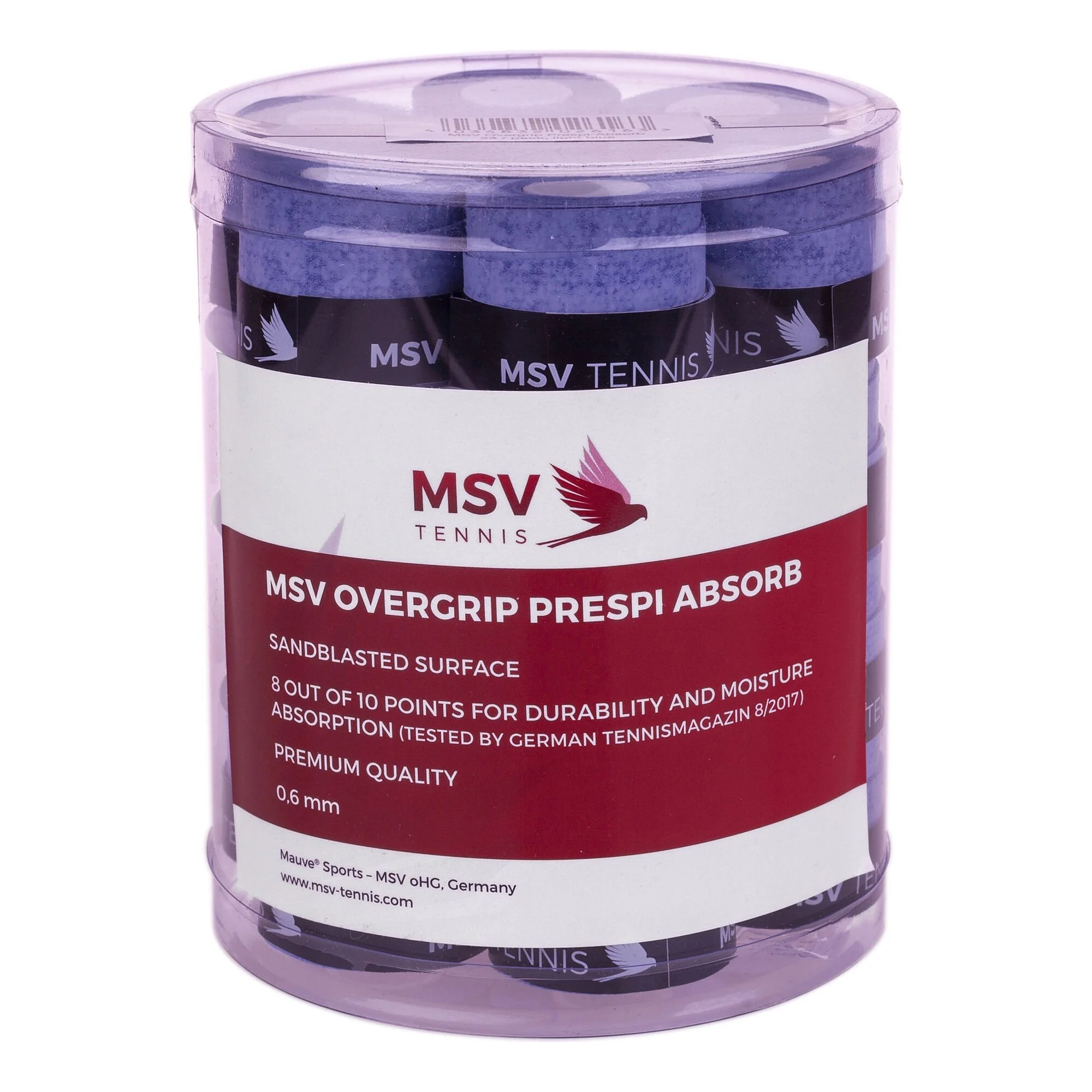 MSV Overgrip Prespi Confezione Da 24 - Blu Chiaro 1 MSV Overgrip Prespi Confezione Da 24 - Blu Chiaro