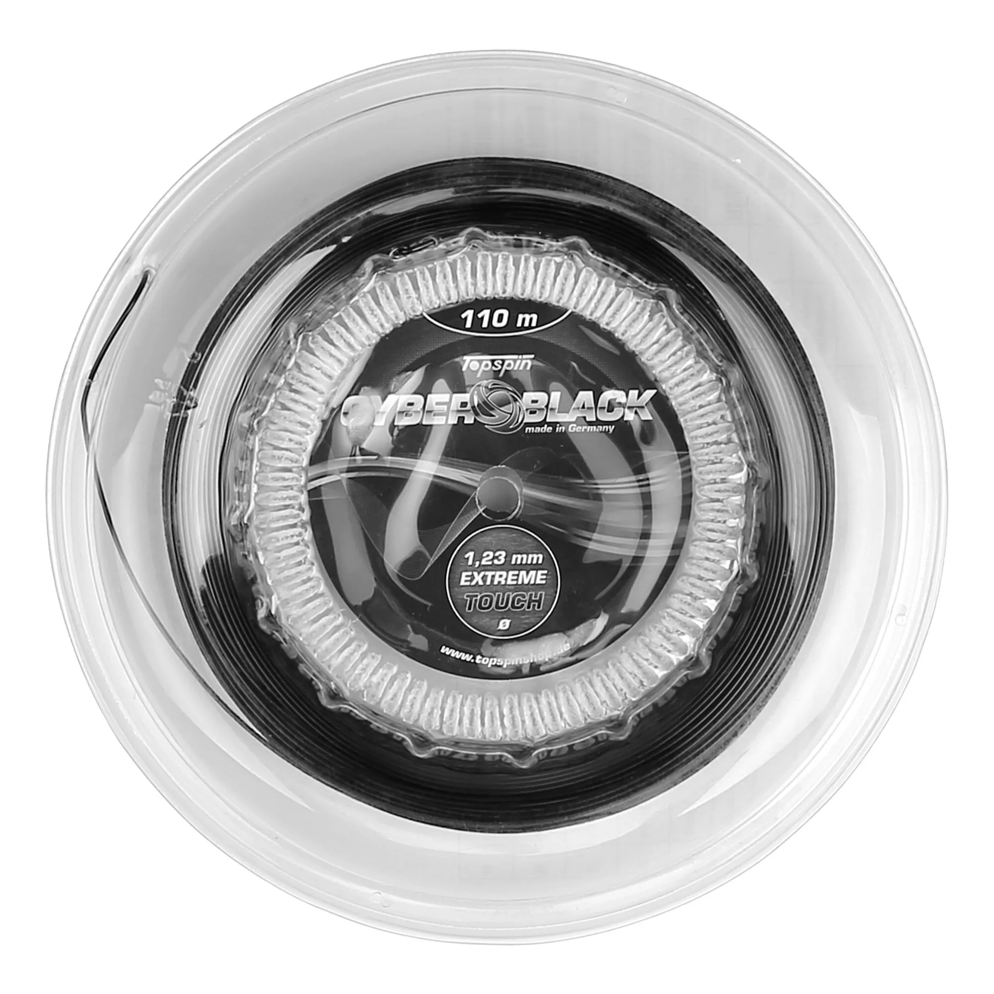 Topspin Cyber Rotolo Di Corde 110m - Nero 1 Topspin Cyber Rotolo Di Corde 110m - Nero