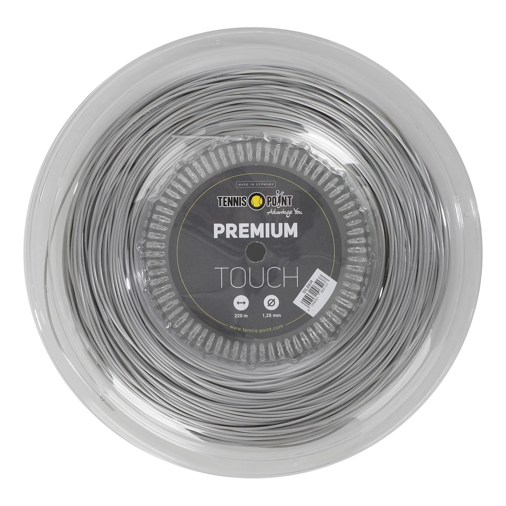 Tennis-Point Premium Touch Rotolo Di Corde 220m - Grigio 1 Tennis-Point Premium Touch Rotolo Di Corde 220m - Grigio