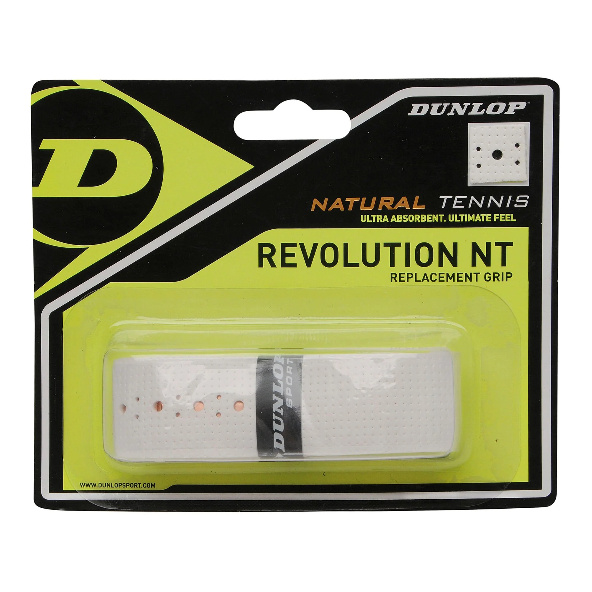 Dunlop Revolution NT Replacement Grip Confezione Da 1 - Bianco 1 Dunlop Revolution NT Replacement Grip Confezione Da 1 - Bianco