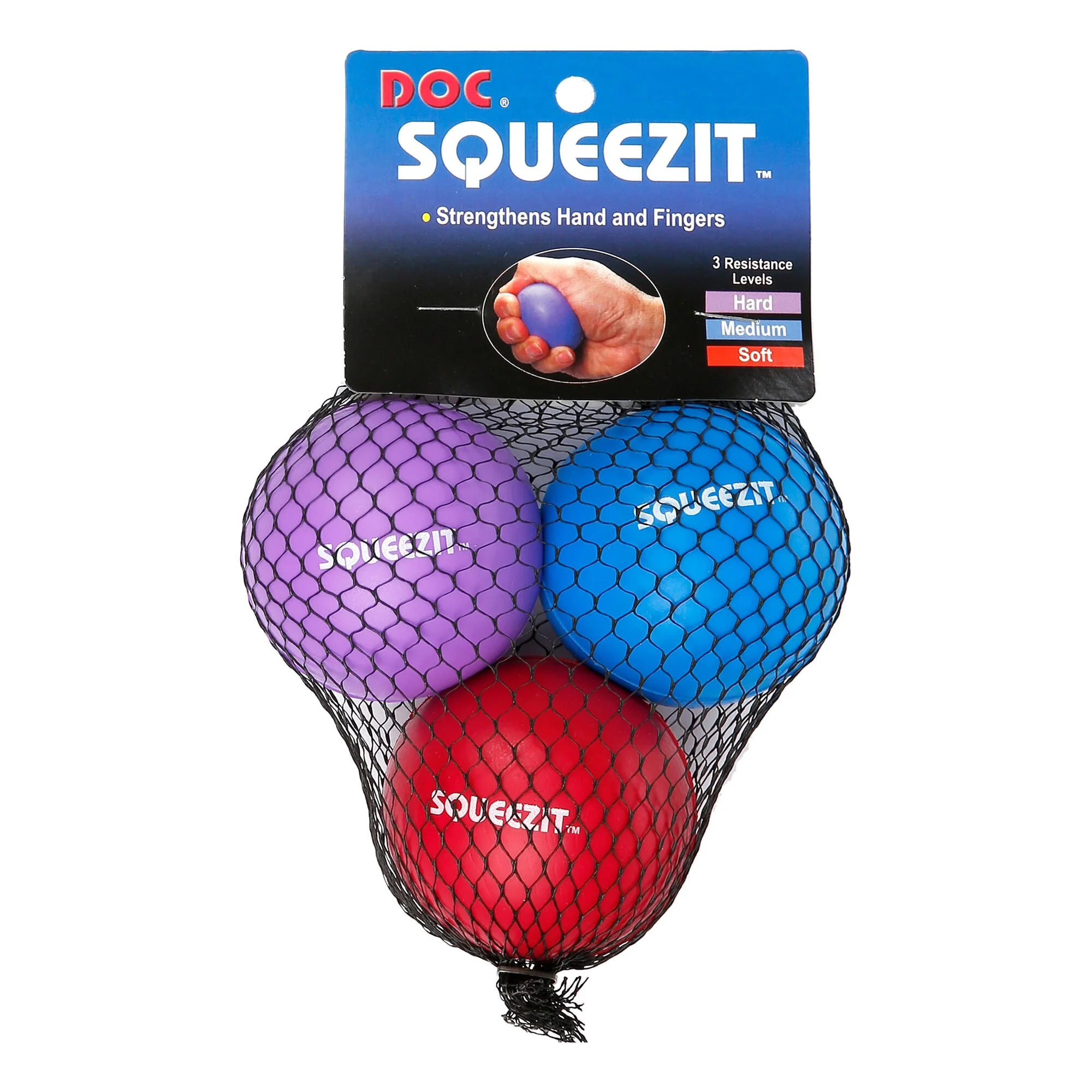 Tourna Squeez It Pallina Confezione Da 3 - Blu, Lilla 1 Tourna Squeez It Pallina Confezione Da 3 - Blu, Lilla