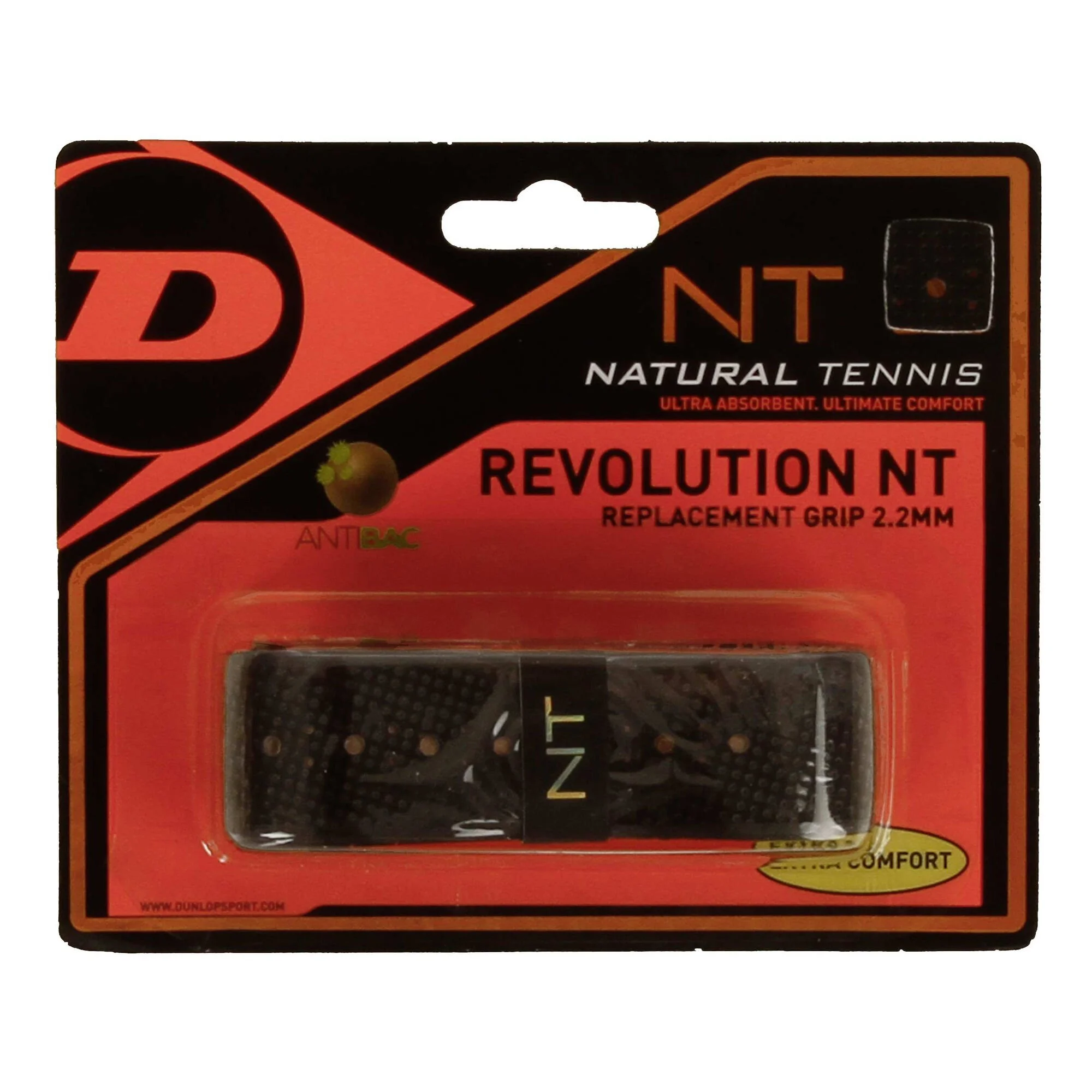 Dunlop Revolution NT Replacement Grip Confezione Da 1 - Nero 1 Dunlop Revolution NT Replacement Grip Confezione Da 1 - Nero