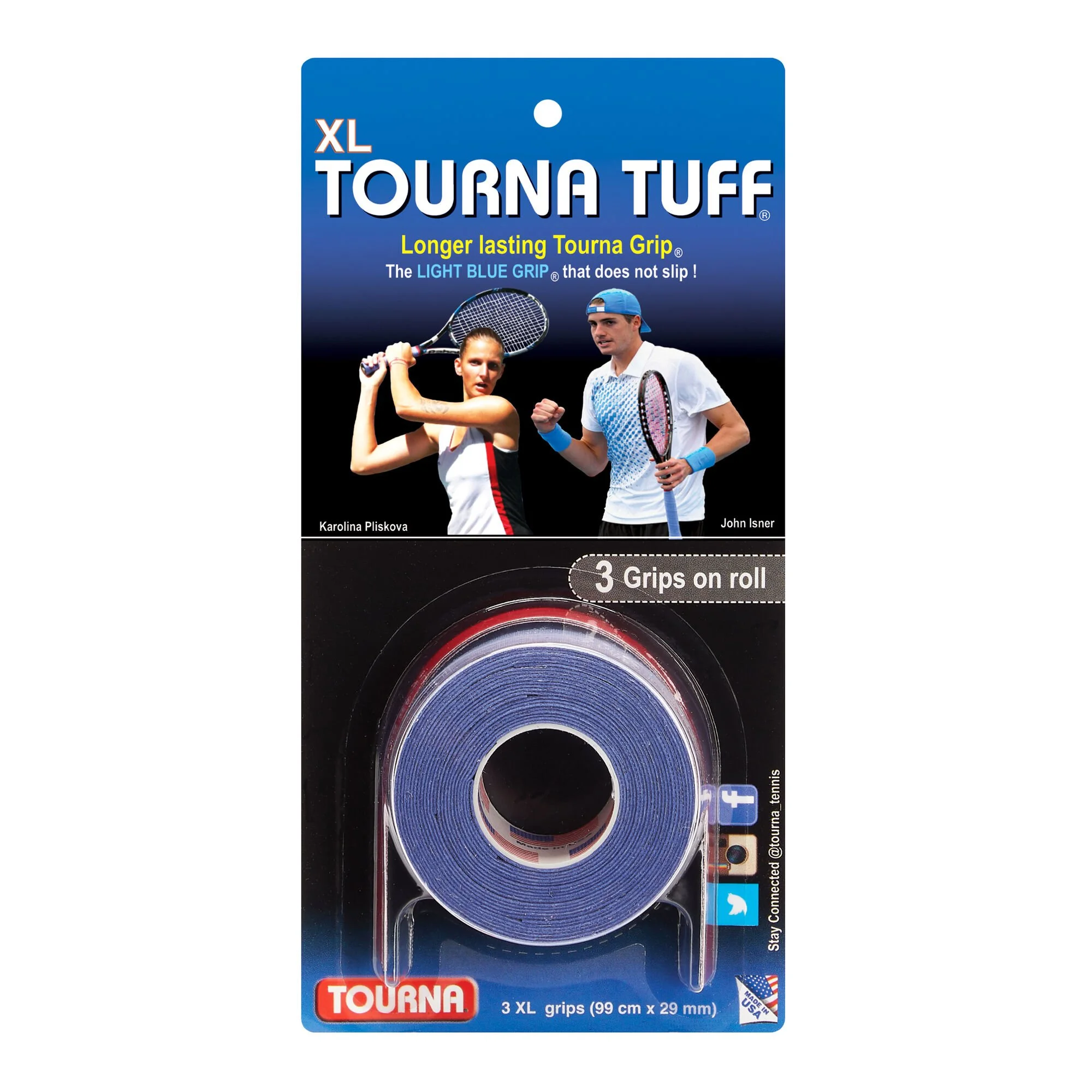 Tourna Tuff Confezione Da 3 - Blu 1 Tourna Tuff Confezione Da 3 - Blu