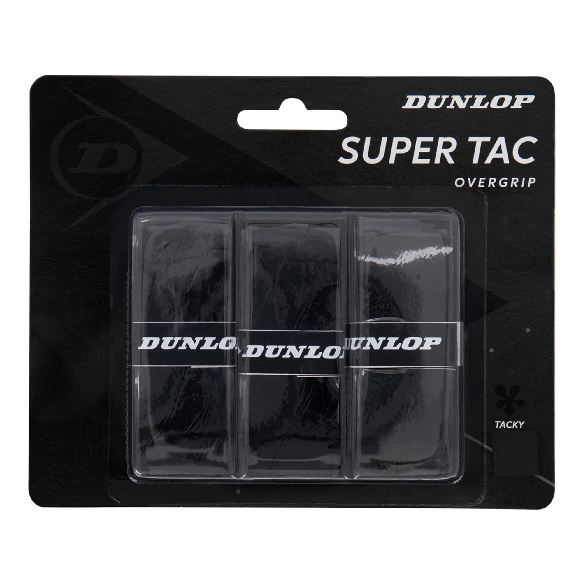Dunlop Super Tac Confezione Da 3 - Nero 1 Dunlop Super Tac Confezione Da 3 - Nero