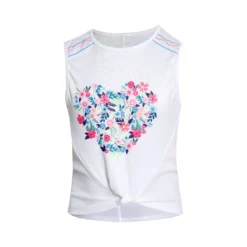 Lucky In Love You Grow Canottiera Ragazze - Bianco, Multicolore
