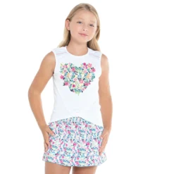 Lucky In Love You Grow Canottiera Ragazze - Bianco, Multicolore -Negozio di articoli sportivi da tennis 01330000 13