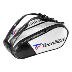 TECNIFIBRE Tour RS Endurance 12R Borsa Per Racchetta - Nero, Bianco