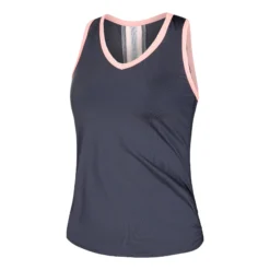 Lucky In Love Olympian V-Neck Canottiera Donna - Grigio Scuro, Albicocca
