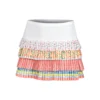 Lucky In Love Liberty In Love Pleated Gonna Donna - Bianco, Multicolore