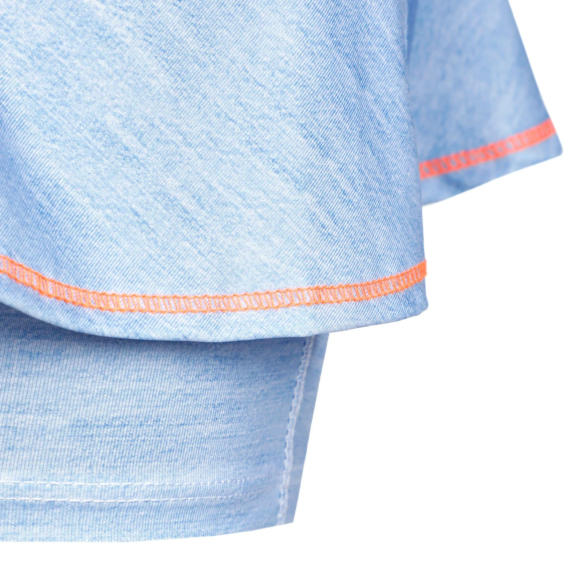 Lucky In Love Chambray Ruched Gonna Donna - Blu Chiaro 3 Lucky In Love Chambray Ruched Gonna Donna - Blu Chiaro - immagine 3