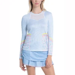 Lucky In Love Chambray Blossom Manica Lunga Donna - Blu Chiaro, Multicolore 14 Lucky In Love Chambray Blossom Manica Lunga Donna - Blu Chiaro, Multicolore -Negozio di articoli sportivi da tennis 01353000 13