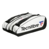 TECNIFIBRE Tour Endurance 2023 Borsa Per Racchetta Da 15 - Bianco, Nero