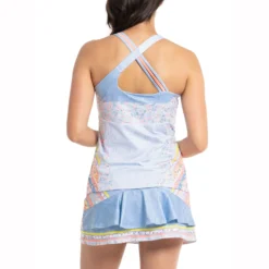 Lucky In Love Liberty In Love With Bra Canottiera Donna - Blu Chiaro, Multicolore -Negozio di articoli sportivi da tennis 01357000 14