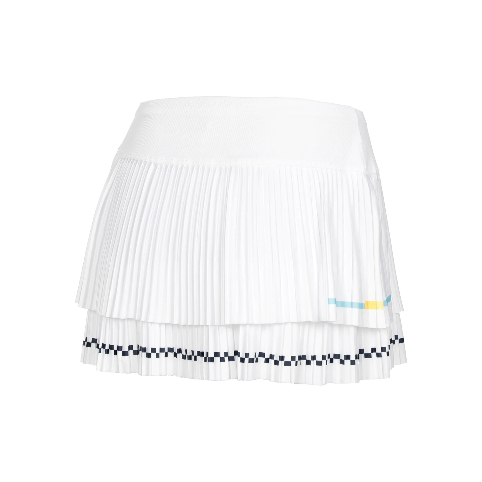 Lucky In Love Finish Line Pleated Gonna Donna - Bianco, Nero 2 Lucky In Love Finish Line Pleated Gonna Donna - Bianco, Nero - immagine 2