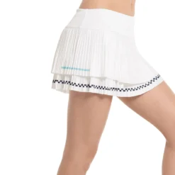 Lucky In Love Finish Line Pleated Gonna Donna - Bianco, Nero 11 Lucky In Love Finish Line Pleated Gonna Donna - Bianco, Nero -Negozio di articoli sportivi da tennis 01361000 15