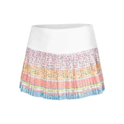 Lucky In Love Liberty In Love Pleated Gonna Ragazze - Bianco, Multicolore