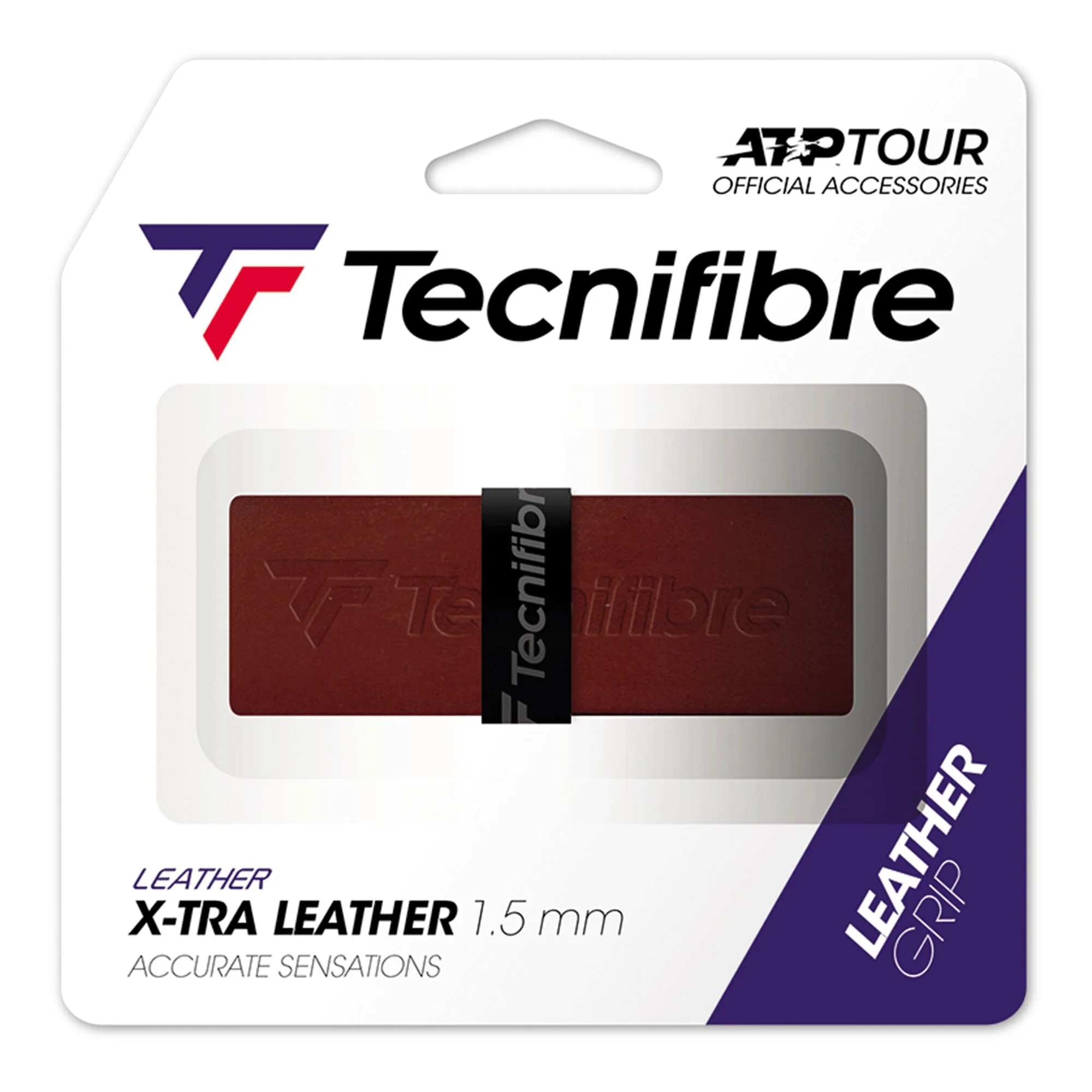 TECNIFIBRE Lederband Confezione Da 1 - Marrone 1 TECNIFIBRE Lederband Confezione Da 1 - Marrone