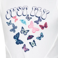 Lucky In Love Just Fly Canottiera Ragazze - Bianco, Multicolore -Negozio di articoli sportivi da tennis 01417000 10