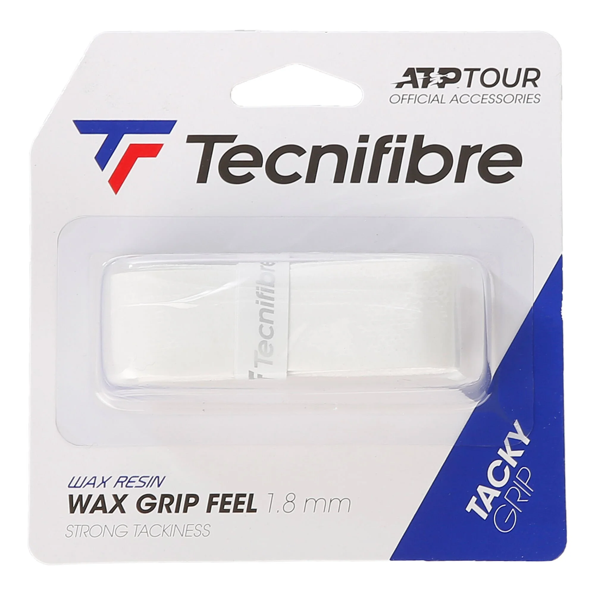 TECNIFIBRE Wax Feel Grip Confezione Da 1 - Bianco 1 TECNIFIBRE Wax Feel Grip Confezione Da 1 - Bianco