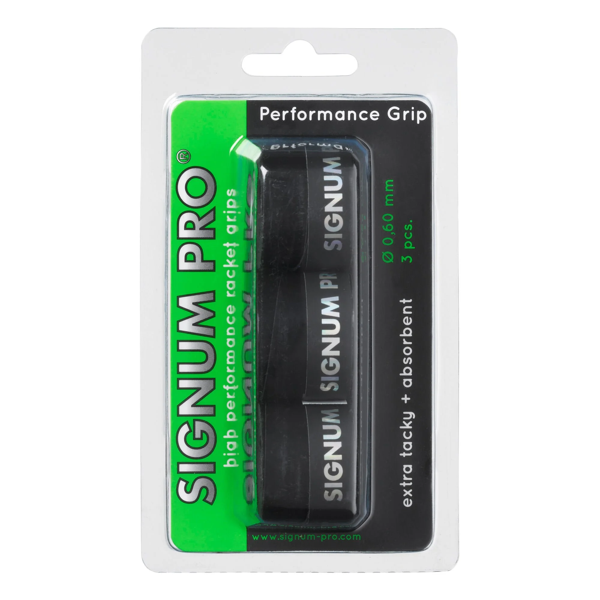 Signum Pro Performance Grip Confezione Da 3 - Nero 1 Signum Pro Performance Grip Confezione Da 3 - Nero