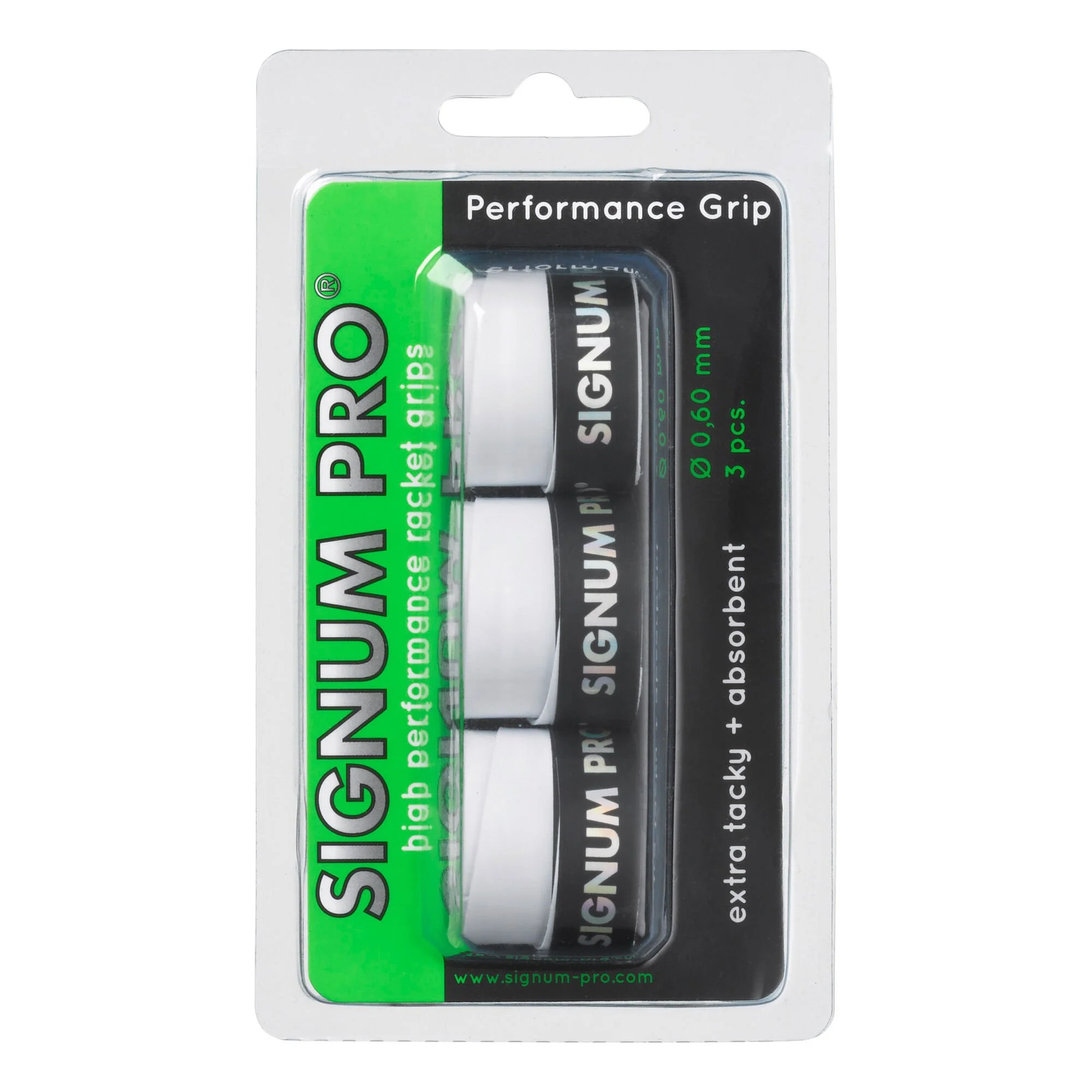Signum Pro Performance Grip Confezione Da 3 - Bianco 1 Signum Pro Performance Grip Confezione Da 3 - Bianco
