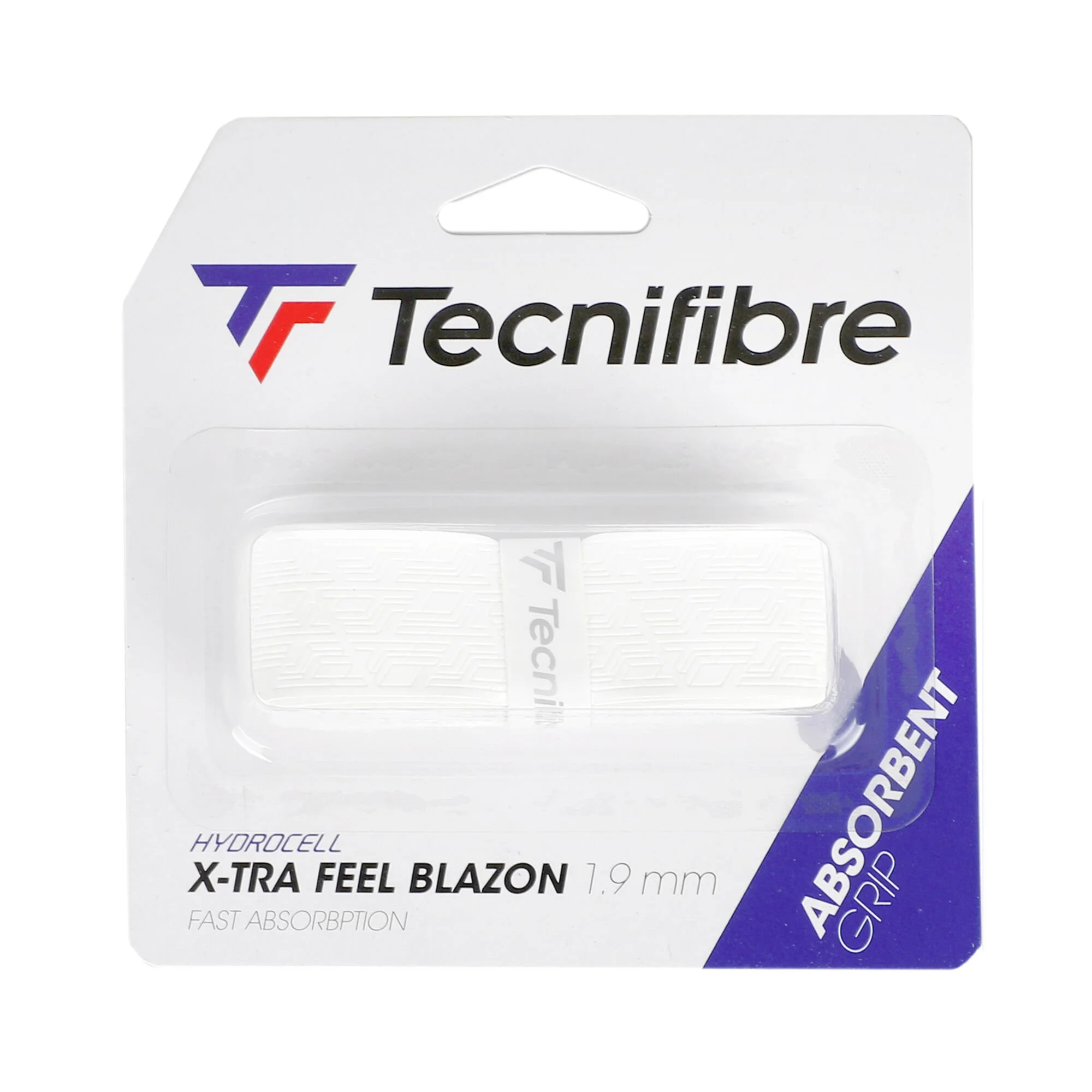TECNIFIBRE X-Tra Feel Blazon Confezione Da 1 - Bianco 1 TECNIFIBRE X-Tra Feel Blazon Confezione Da 1 - Bianco