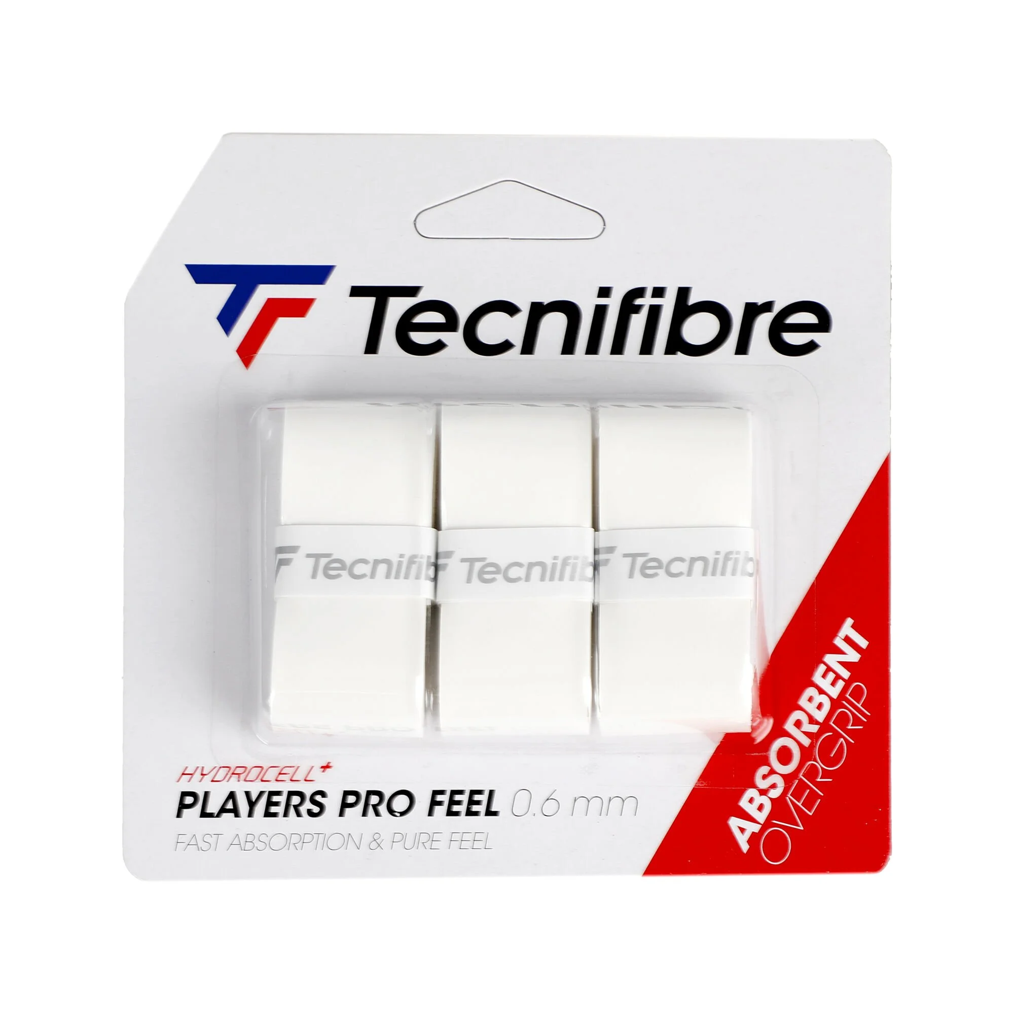 TECNIFIBRE Player Pro Feel Confezione Da 3 - Bianco 1 TECNIFIBRE Player Pro Feel Confezione Da 3 - Bianco