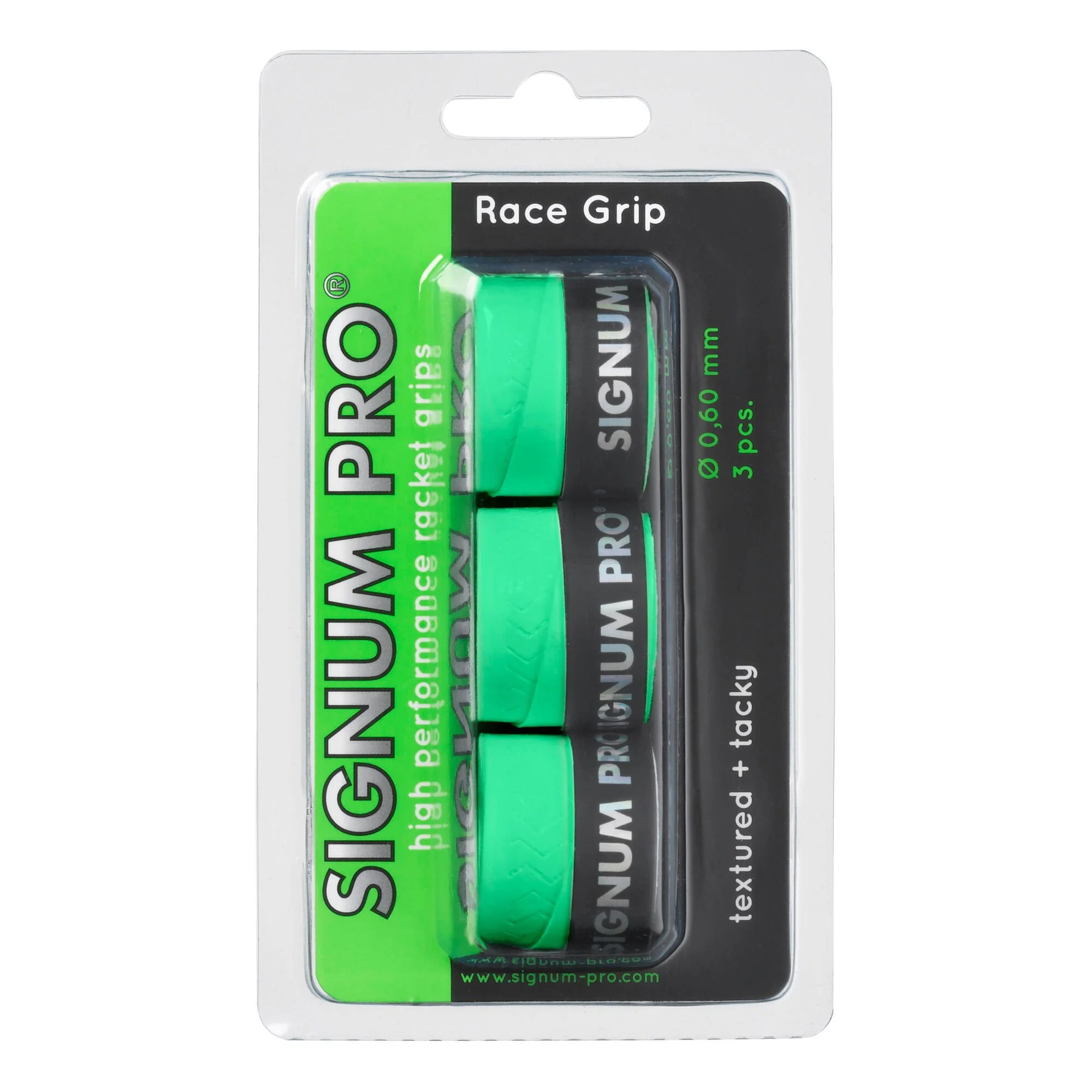 Signum Pro Race Grip Confezione Da 3 - Verde 1 Signum Pro Race Grip Confezione Da 3 - Verde