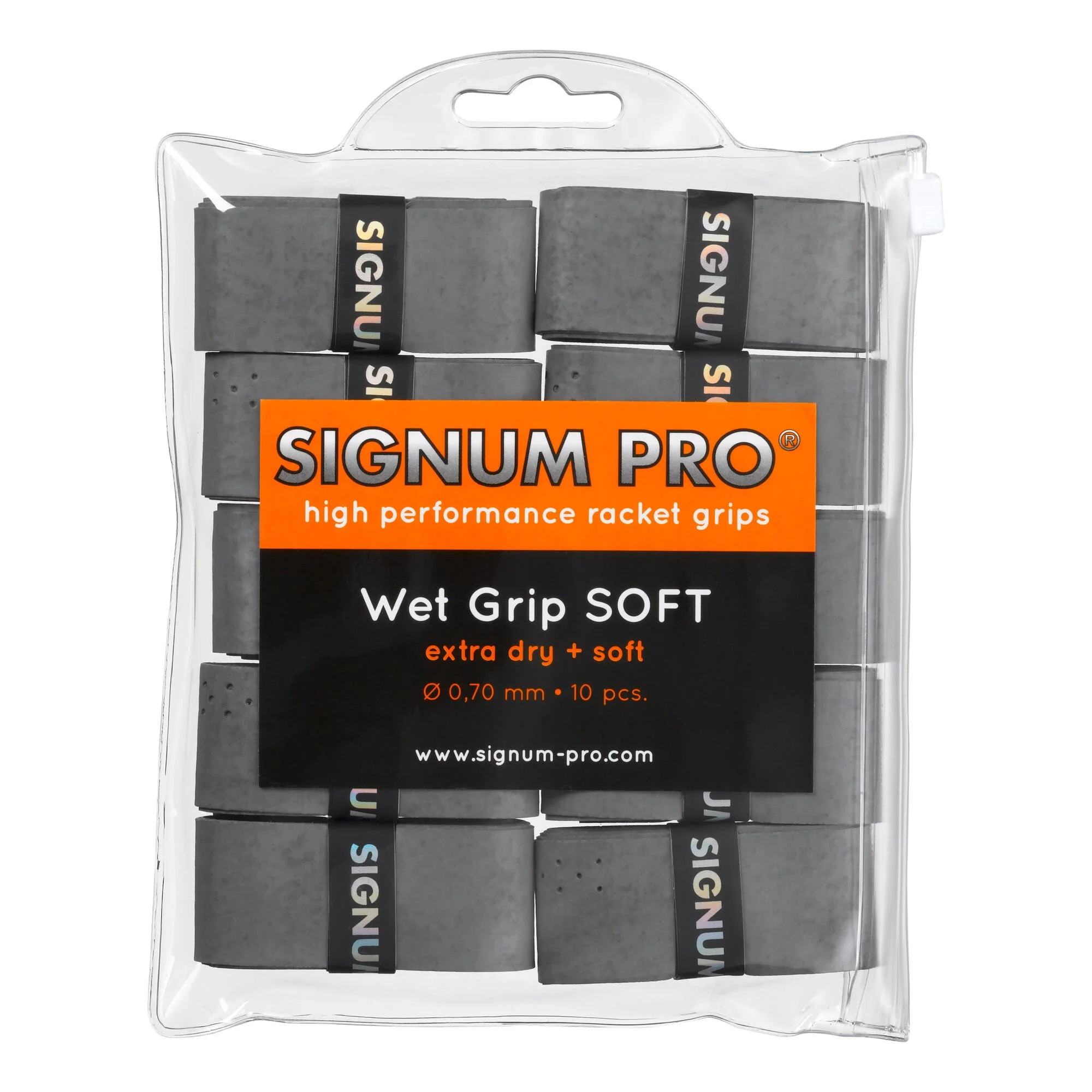 Signum Pro Wet Grip SOFT Confezione Da 10 - Grigio 1 Signum Pro Wet Grip SOFT Confezione Da 10 - Grigio
