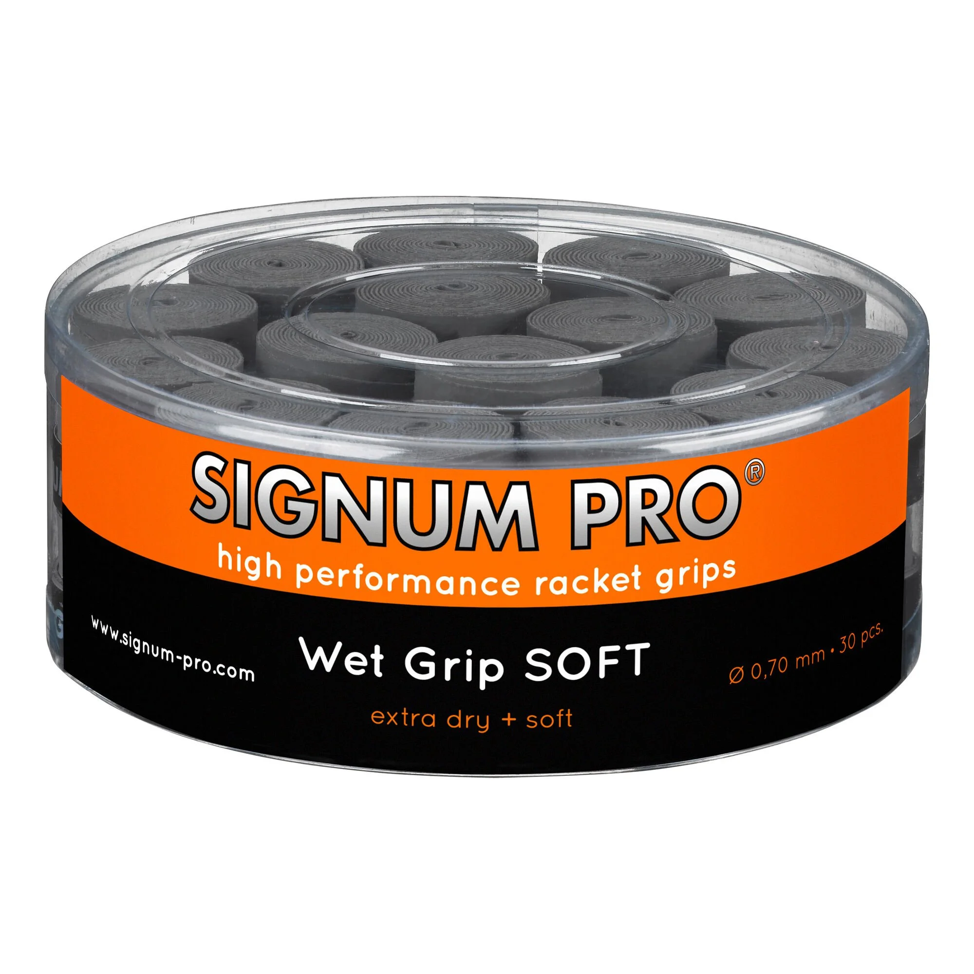 Signum Pro Wet Grip SOFT Confezione Da 30 - Grigio 1 Signum Pro Wet Grip SOFT Confezione Da 30 - Grigio